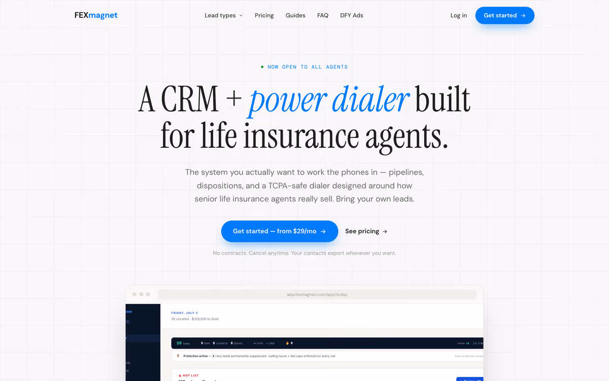Screenshot of FEXmagnet